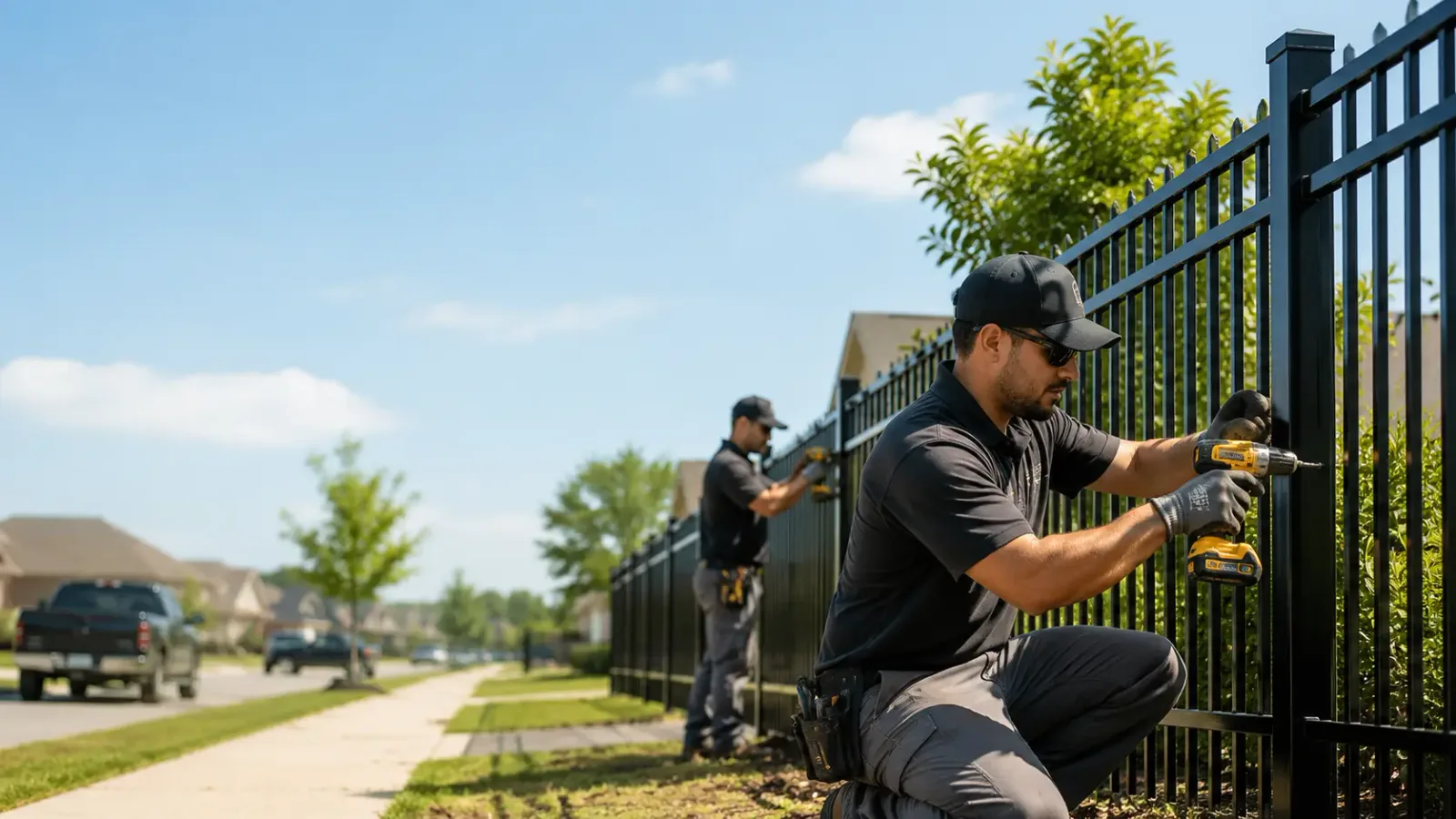 Metal Fence Installation in Grahn, KY